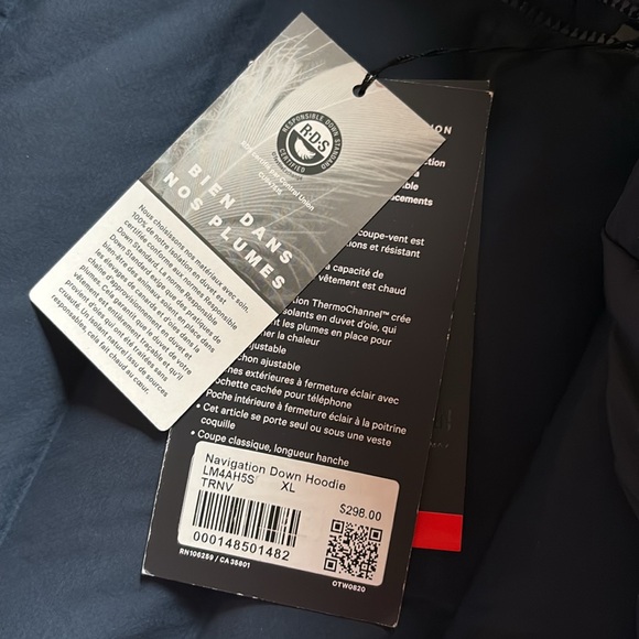 Navigation Down Hoodie - True Navy - Picture 7 of 8